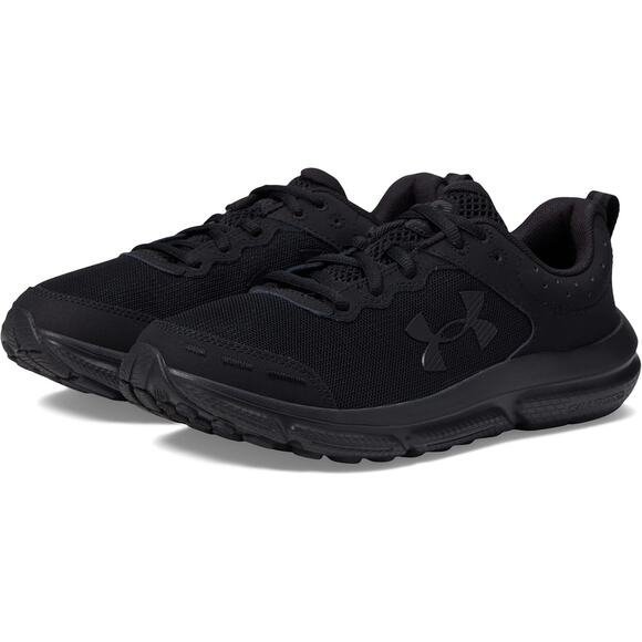Under Armour Women's 10 Black Charged Assert 10 Running Shoes Athletic OS33-19 - Picture 1 of 8